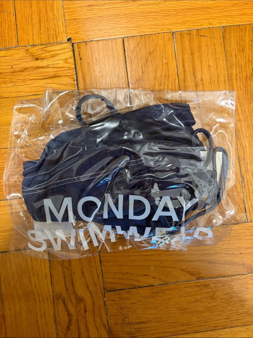 Monday Swimwear Palm Springs Top Denim Blue